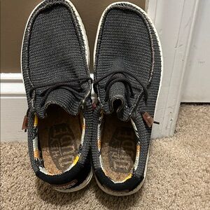 Hey Dude Charcoal Moccasins